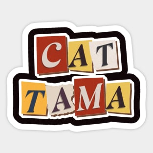 Cat Tama,Tama Super Station Master Sticker